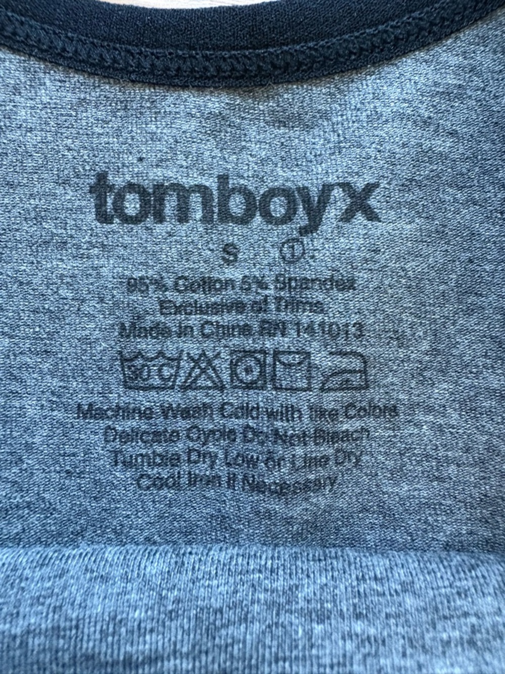 TomboyX Essentials Soft Bra Size Small Charcoal Logo - Picture 4 of 6